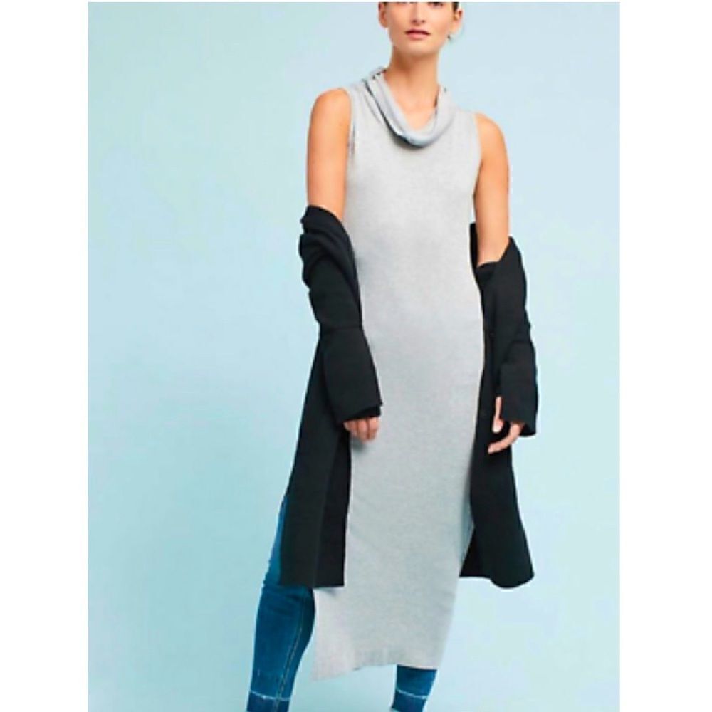 Anthropologie T La Sleeveless Cowl Tunic